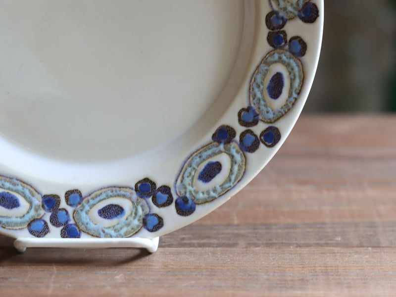 Royal Copenhagen（ロイヤルコペンハーゲン） Nucella プレート ブルー 19.5cm / Ellen Malmer ｜ 北欧ヴィンテージ デンマーク