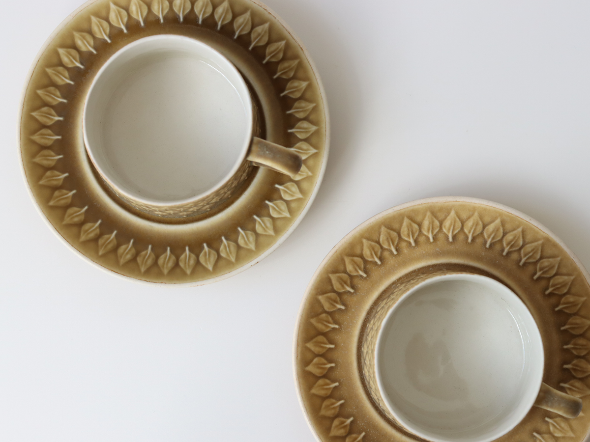 Jens.H.Quistgaard（イェンス・クイストゴー） Relief ティーカップ＆ソーサー ｜ 北欧ヴィンテージ デンマーク