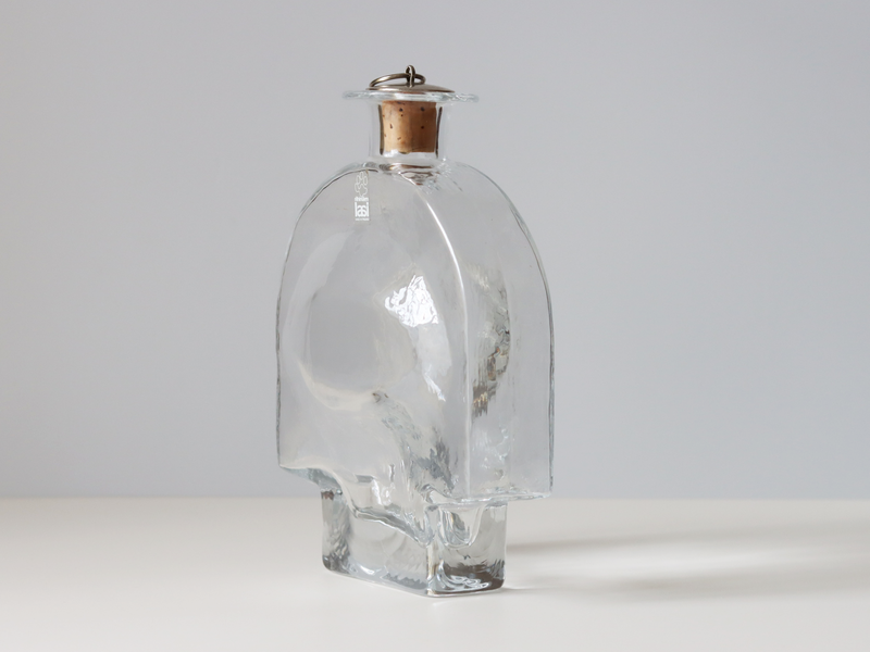 Riihimaen Lasi （リーヒマエンラシ） Nanny Still（ナニー・スティル）Kyynel （キューネル）Bottle H19cm │ 北欧 フィンランド ヴィンテージ 花瓶 ボトル ガラス