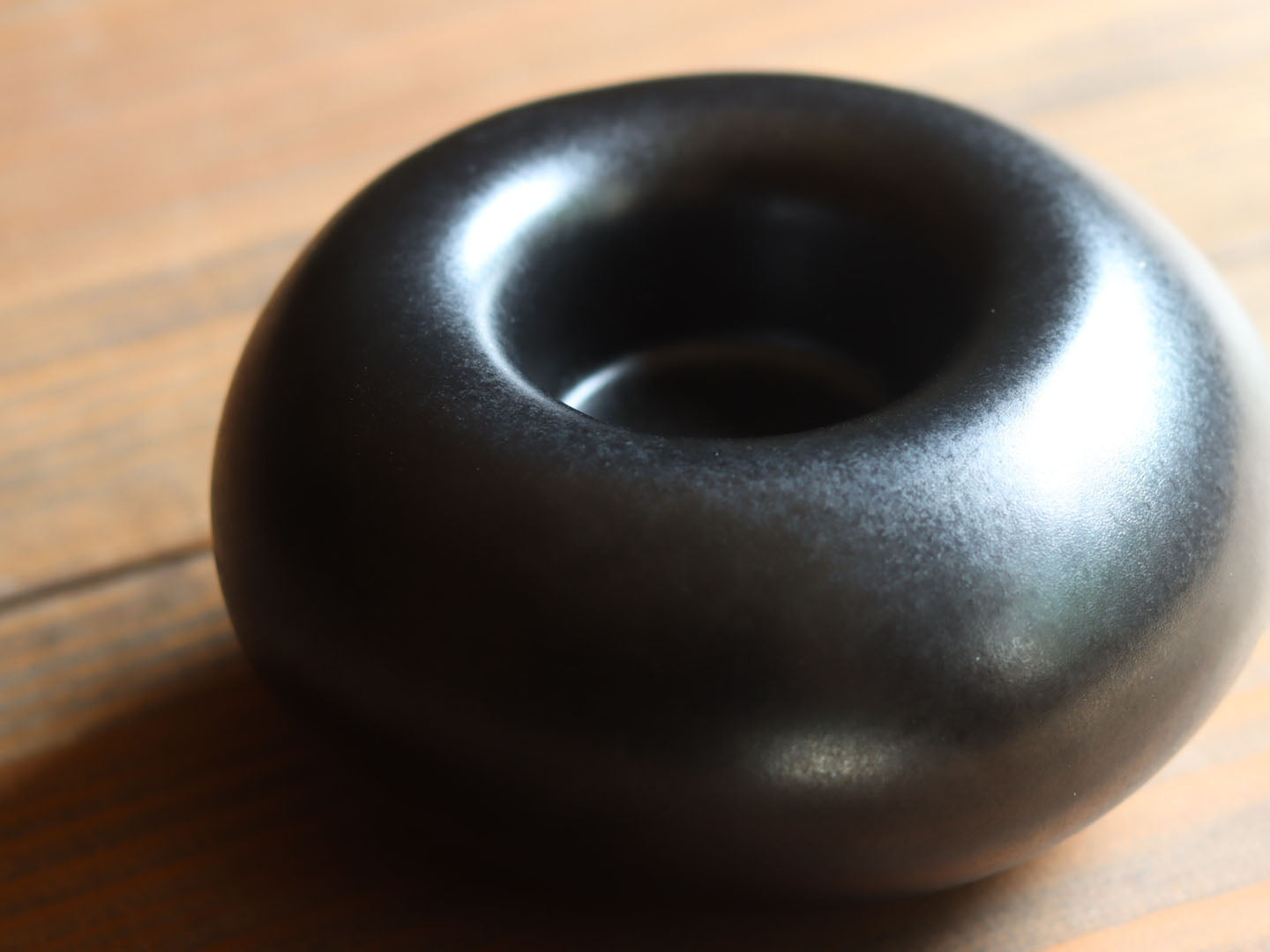 北欧ヴィンテージ】 キャンドルホルダー ブラック H5.5cm Rörstrand