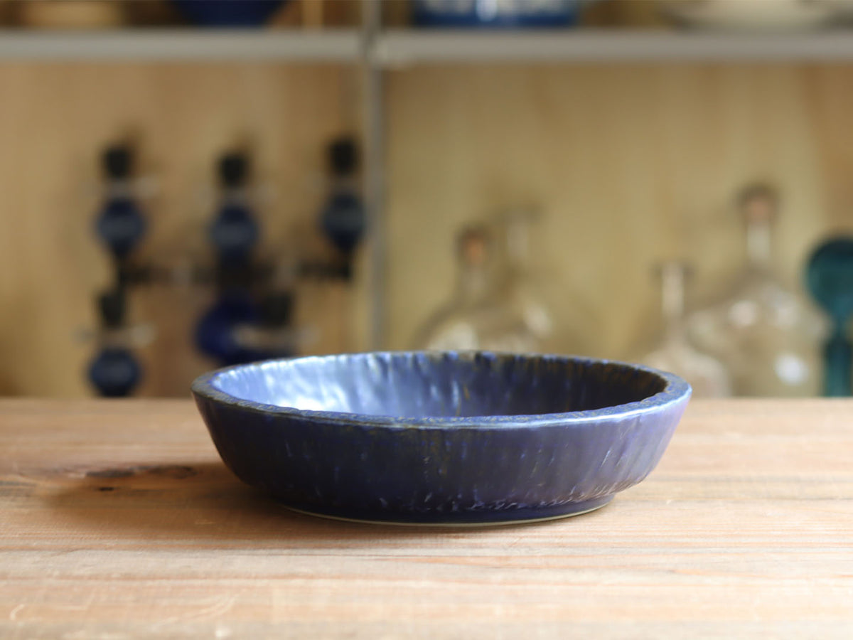 Rörstrand（ロールストランド） Rubus ボウル ネイビー 18.5cm / Gunnar Nylund ｜ 北欧ヴィンテージ スウェーデン