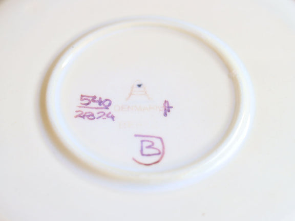 Royal Copenhagen Berte Jessen フェイアンス カップ&ソーサー 2889