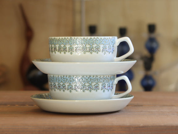 Royal Copenhagen Berte Jessen フェイアンス カップ&ソーサー 2889