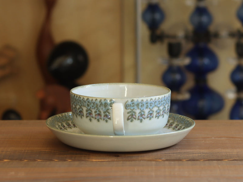 Royal Copenhagen Berte Jessen フェイアンス カップ&ソーサー 2889