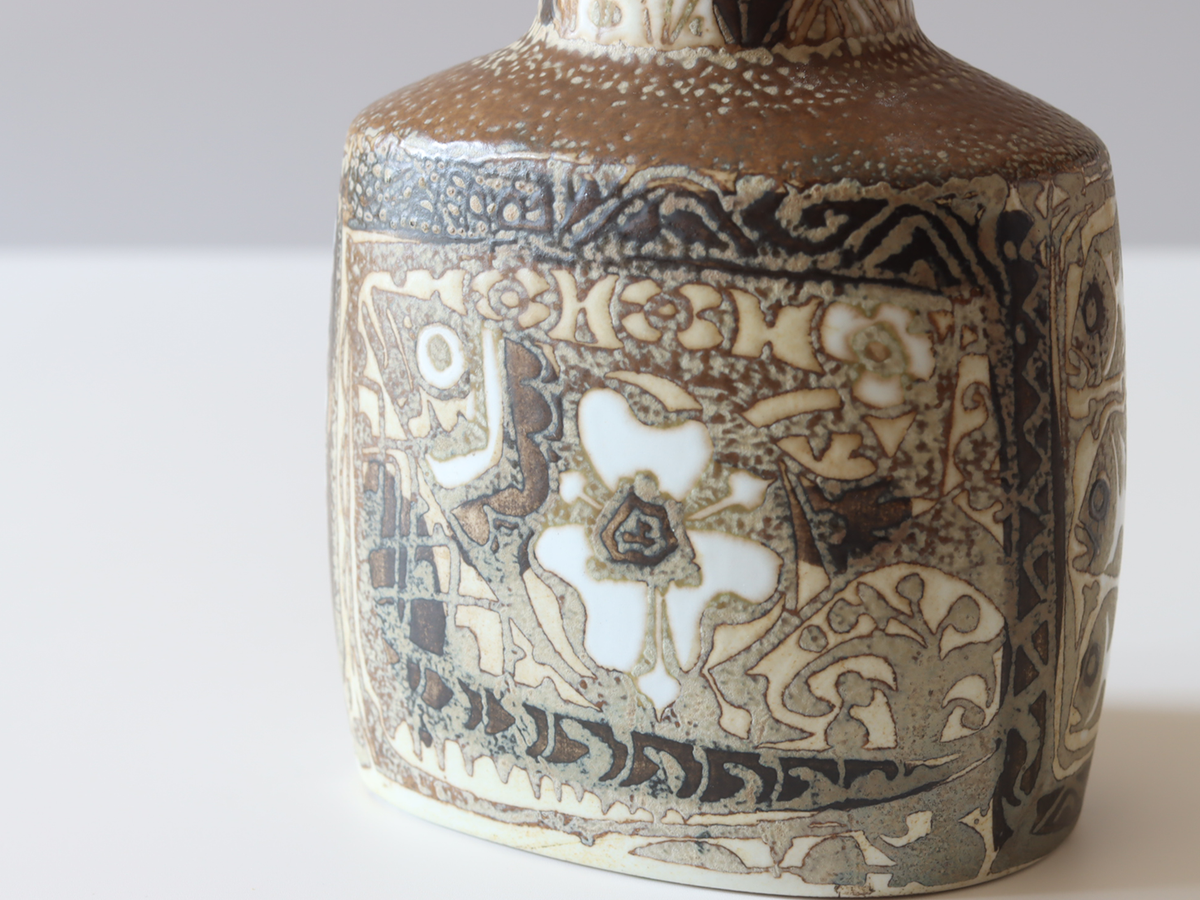Royal copenhagen （ロイヤルコペンハーゲン） Baca （バッカ）vase fish small │ 北欧ヴィンテージ デンマーク 花瓶 陶磁器