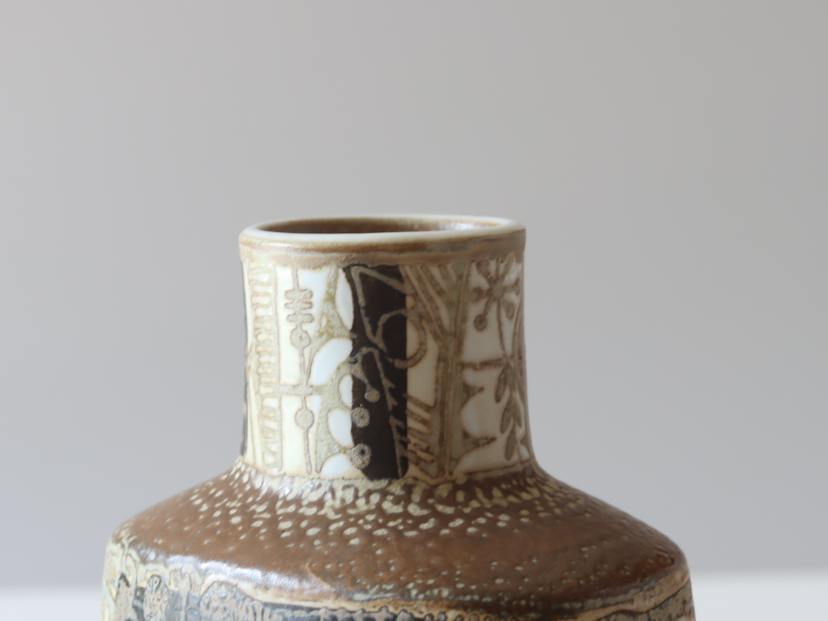 Royal copenhagen （ロイヤルコペンハーゲン） Baca （バッカ）vase fish small │ 北欧ヴィンテージ デンマーク 花瓶 陶磁器
