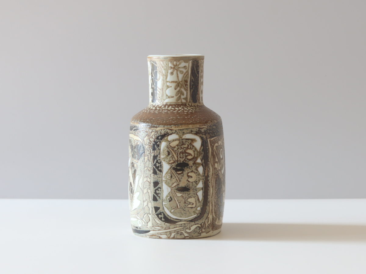 Royal copenhagen （ロイヤルコペンハーゲン） Baca （バッカ）vase fish small │ 北欧ヴィンテージ デンマーク 花瓶 陶磁器