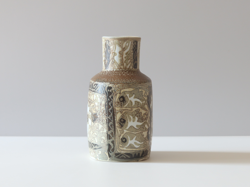 Royal copenhagen （ロイヤルコペンハーゲン） Baca （バッカ）vase fish small │ 北欧ヴィンテージ デンマーク 花瓶 陶磁器