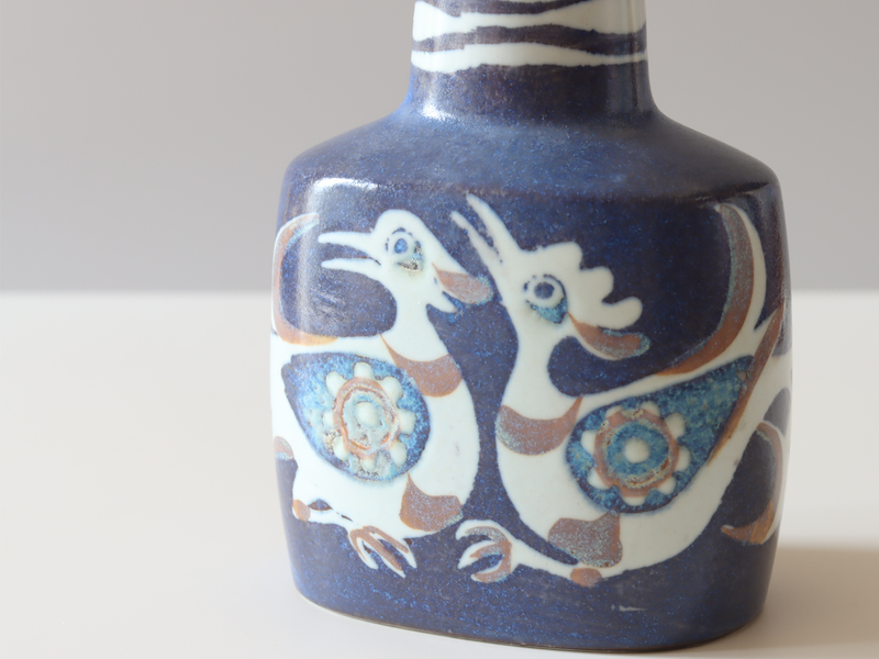 Royal copenhagen （ロイヤルコペンハーゲン） Baca （バッカ） vase bird 3207 NT │ 北欧ヴィンテージ デンマーク 花瓶 陶磁器