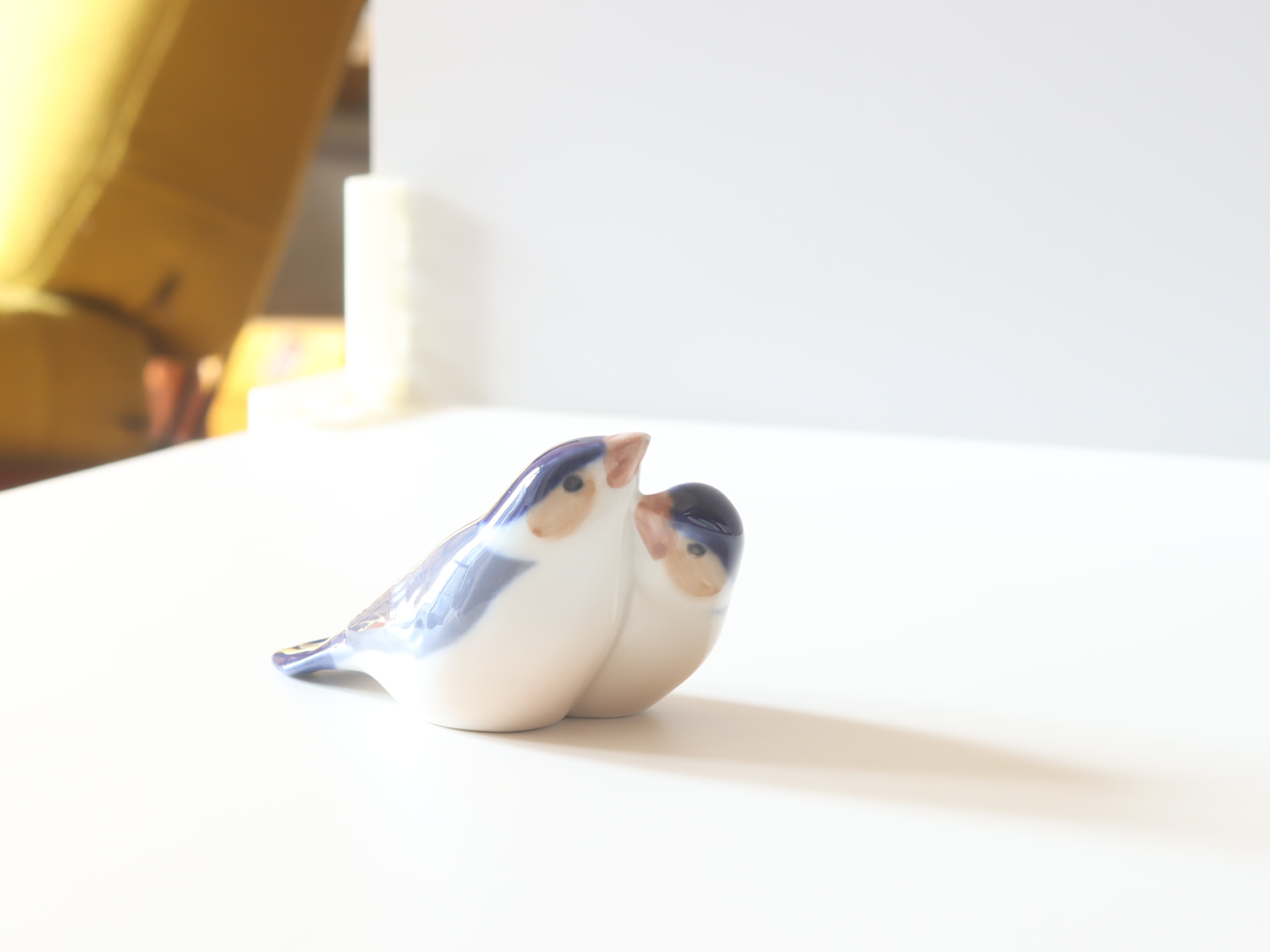 ロイヤルコペンハーゲン 少女と白鳥 フィギュリン 陶器 置物 高さ24cm
