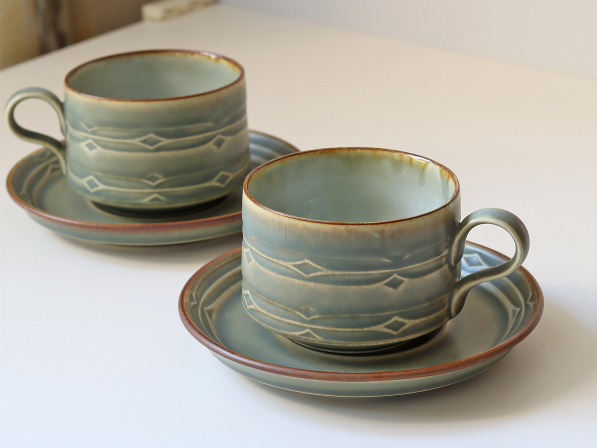 Jens.H.Quistgaard（イェンス・クイストゴー） Rune ティーカップ＆ソーサー ｜ 北欧ヴィンテージ デンマーク
