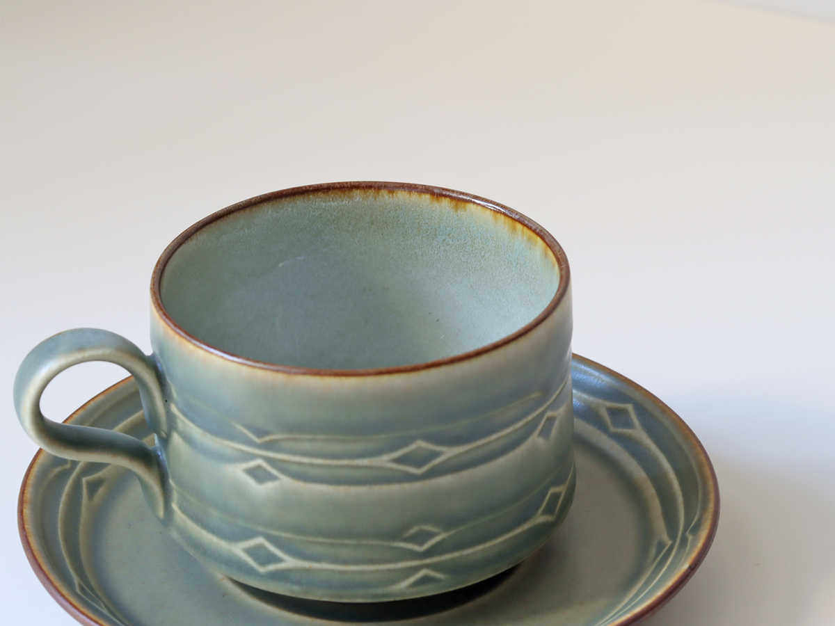 Jens.H.Quistgaard（イェンス・クイストゴー） Rune ティーカップ＆ソーサー ｜ 北欧ヴィンテージ デンマーク