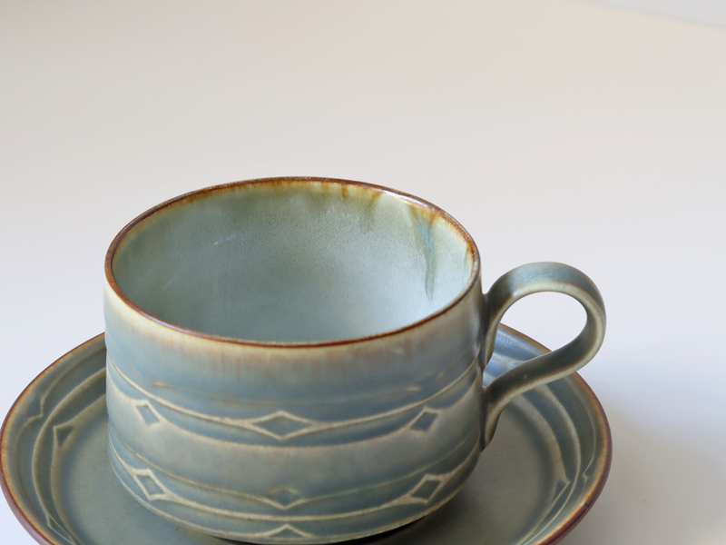Jens.H.Quistgaard（イェンス・クイストゴー） Rune ティーカップ＆ソーサー ｜ 北欧ヴィンテージ デンマーク