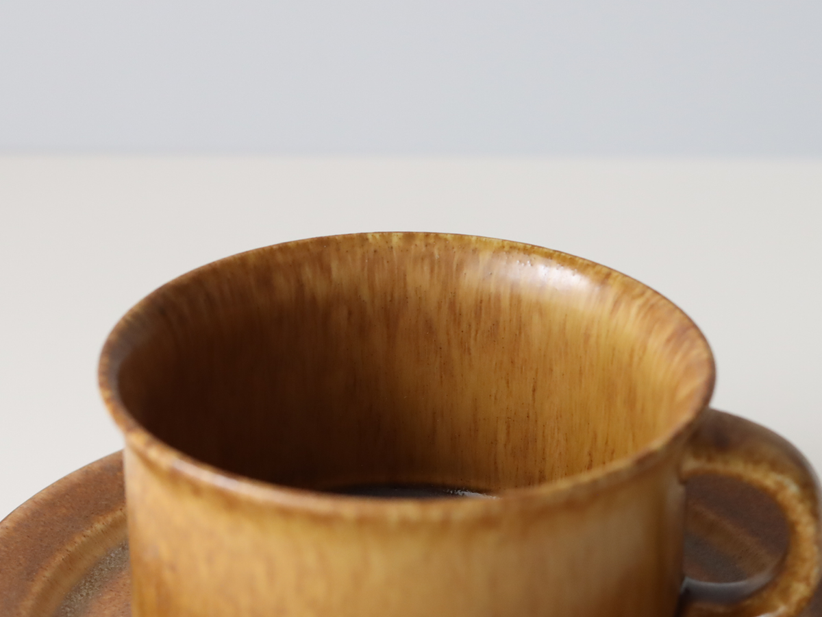 Hoganas Keramik （ホガナス・ケラミック） Sierra（シエッラ） tea cup saucer │ 北欧 スウェーデン ヴィンテージ ティーカップ 陶磁器