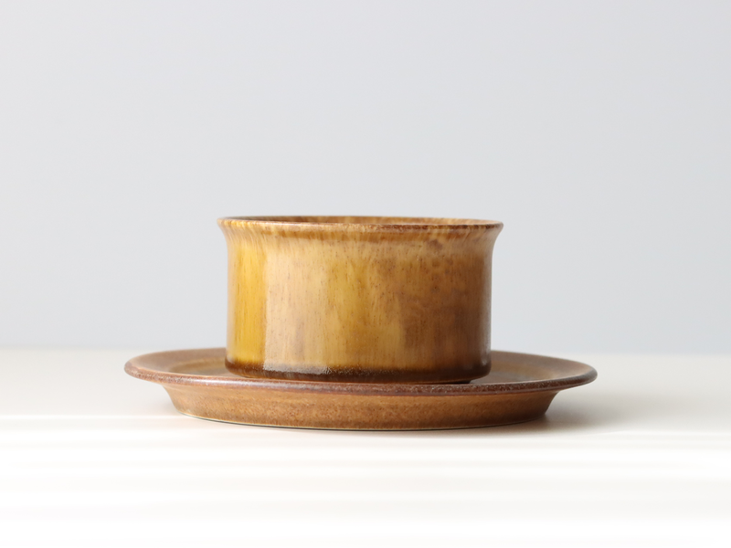 Hoganas Keramik （ホガナス・ケラミック） Sierra（シエッラ） tea cup saucer │ 北欧 スウェーデン ヴィンテージ ティーカップ 陶磁器