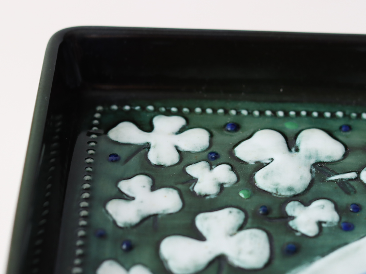 【北欧 スウェーデン ヴィンテージ】Rörstrand（ロールストランド） Sylvia Leuchovius Brid wall plate 94/800