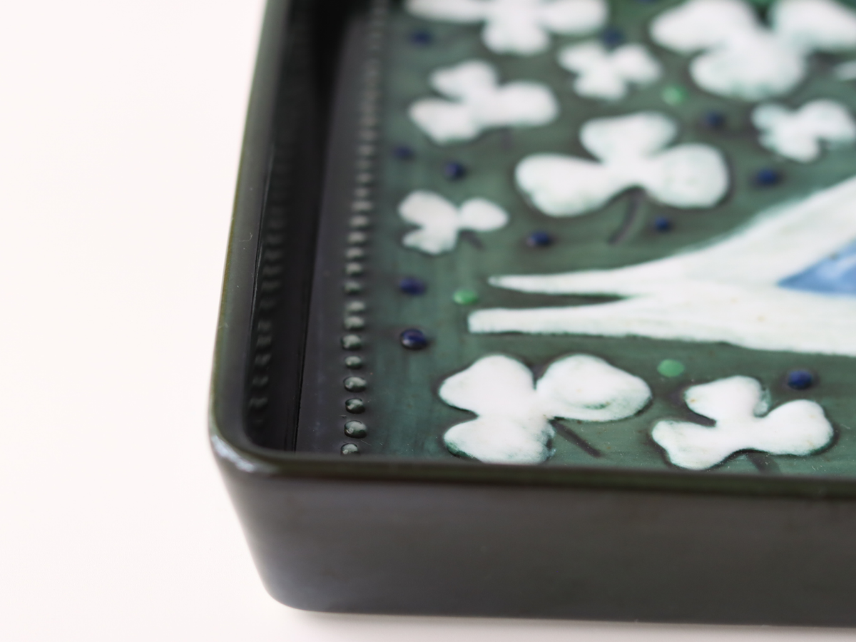 【北欧 スウェーデン ヴィンテージ】Rörstrand（ロールストランド） Sylvia Leuchovius Brid wall plate 94/800