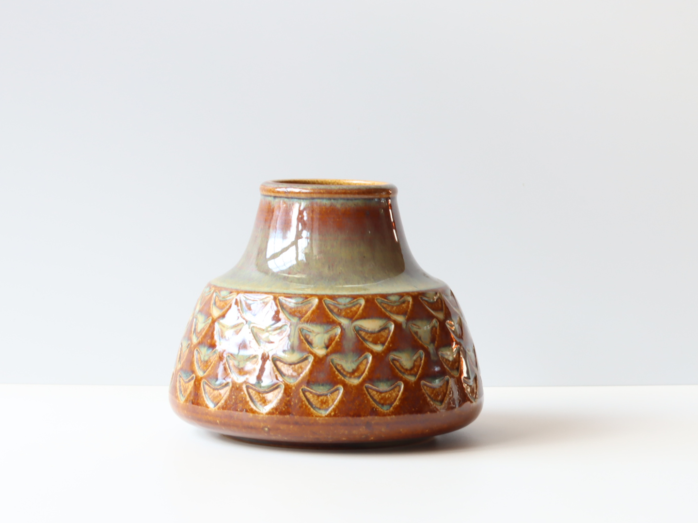 Søholm（スーホルム） vase brown ｜ 北欧ヴィンテージ デンマーク