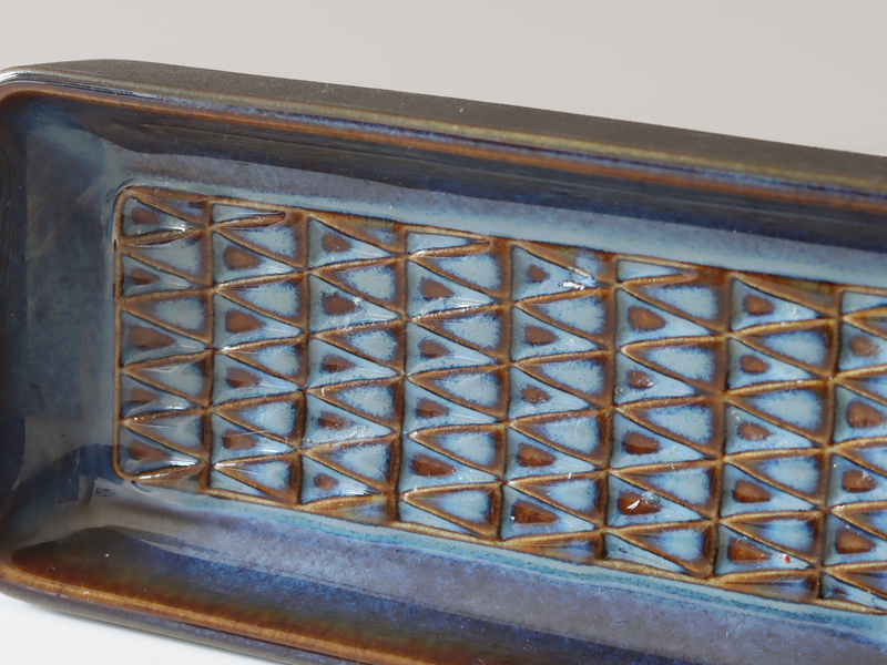 Søholm（スーホルム） レクタングルプレート ブルー model.3338｜ 北欧ヴィンテージ デンマーク