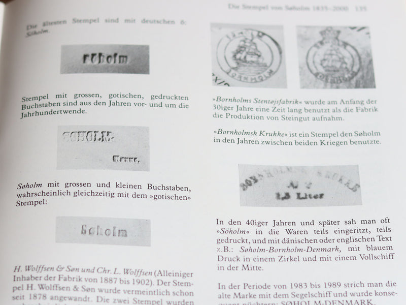 Søholm（スーホルム） ブック Bornholmer Keramik 作品資料集（洋書） ｜ 北欧ヴィンテージ デンマーク