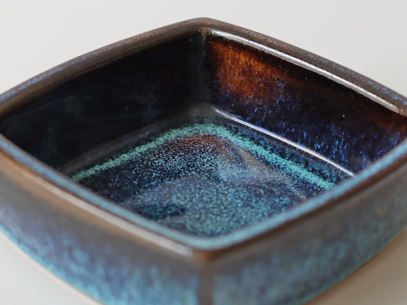 Stogo（ストーゴ） square plate │ 北欧ヴィンテージ デンマーク 食器 陶磁器 スクエアプレート