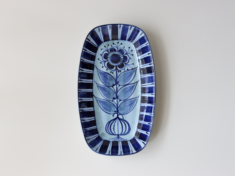 Royal copenhagen （ロイヤルコペンハーゲン） Tenera （テネラ）serving dish floral │ 北欧ヴィンテージ デンマーク 食器 プレート 陶磁器