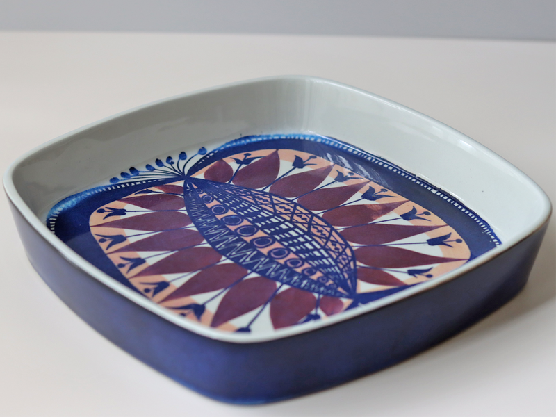 Royal copenhagen （ロイヤルコペンハーゲン） Tenera （テネラ）square plate BB │ 北欧ヴィンテージ デンマーク 食器 プレート 陶磁器