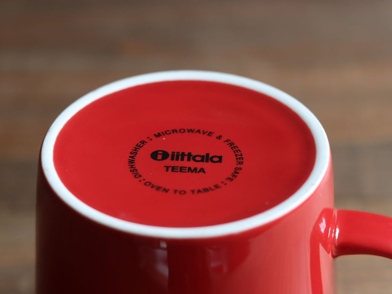 Iittala Kaj Franck Teema マグカップ レッド フィンランド 北欧ヴィンテージ