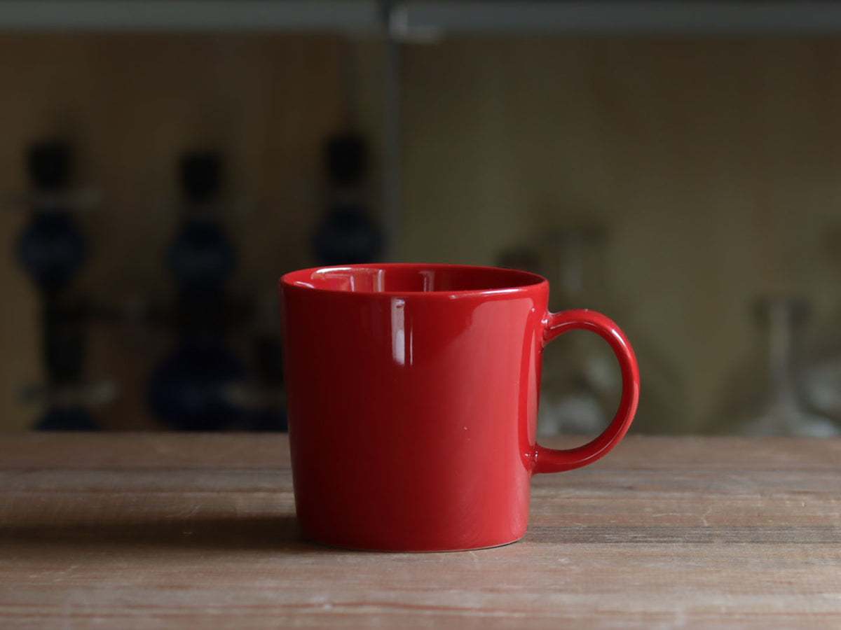 Iittala Kaj Franck Teema マグカップ レッド フィンランド 北欧ヴィンテージ