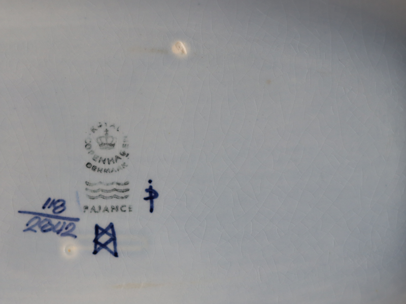 Royal copenhagen （ロイヤルコペンハーゲン） Tenera （テネラ）serving dish floral │ 北欧ヴィンテージ デンマーク 食器 プレート 陶磁器