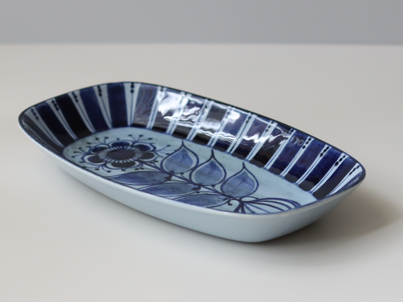 Royal copenhagen （ロイヤルコペンハーゲン） Tenera （テネラ）serving dish floral │ 北欧ヴィンテージ デンマーク 食器 プレート 陶磁器
