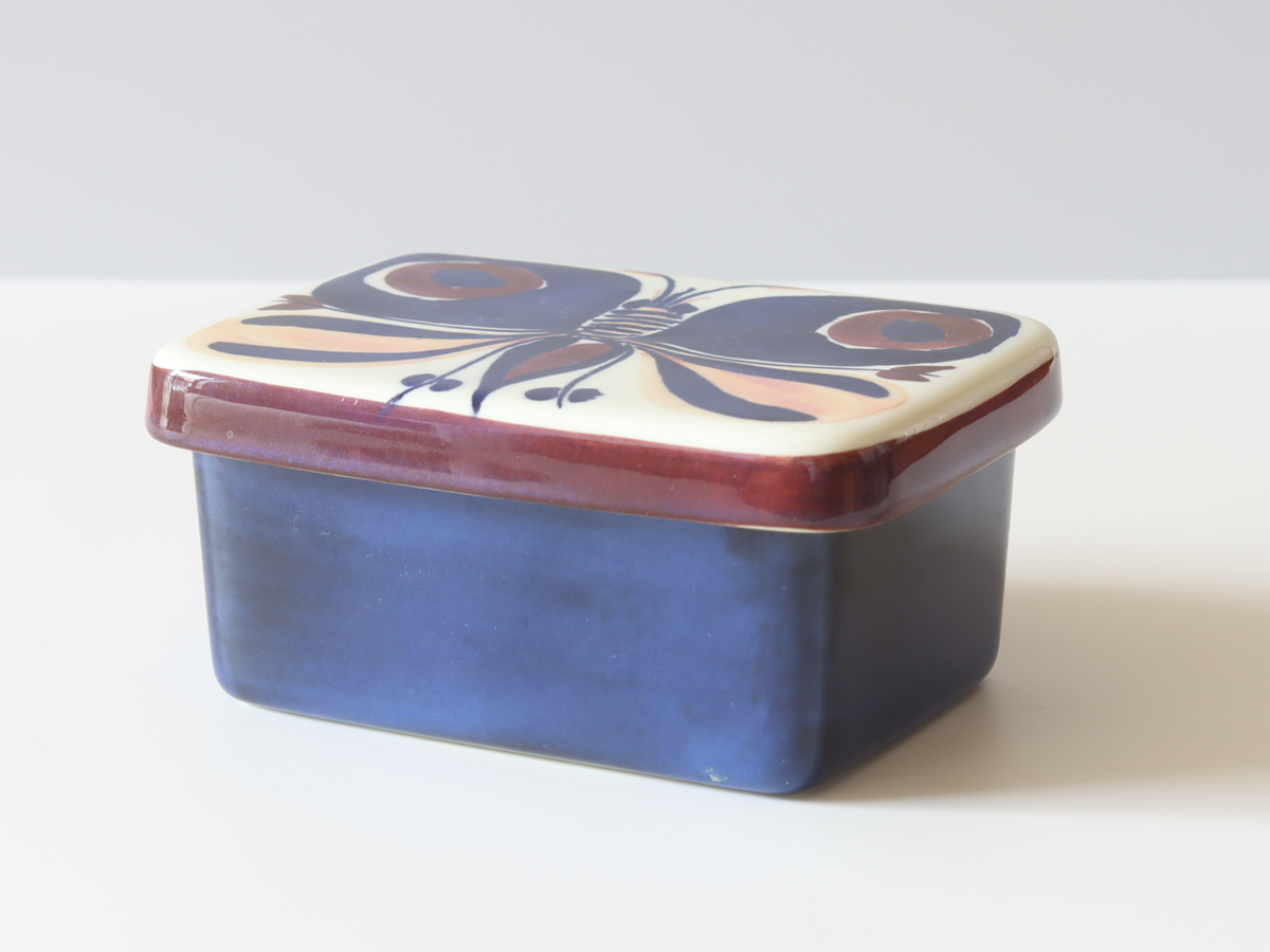 Royal Copenhagen（ロイヤルコペンハーゲン）Tenera バターケース / Inge-Lise Kofoed｜ 北欧ヴィンテージ デンマーク