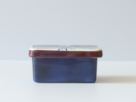 ロイヤルコペンハーゲン　バターケース　ヴィンテージ　テネラ　ハト ROYAL COPENHAGEN (ロイヤル・コペンハーゲン) バターケース TENERA