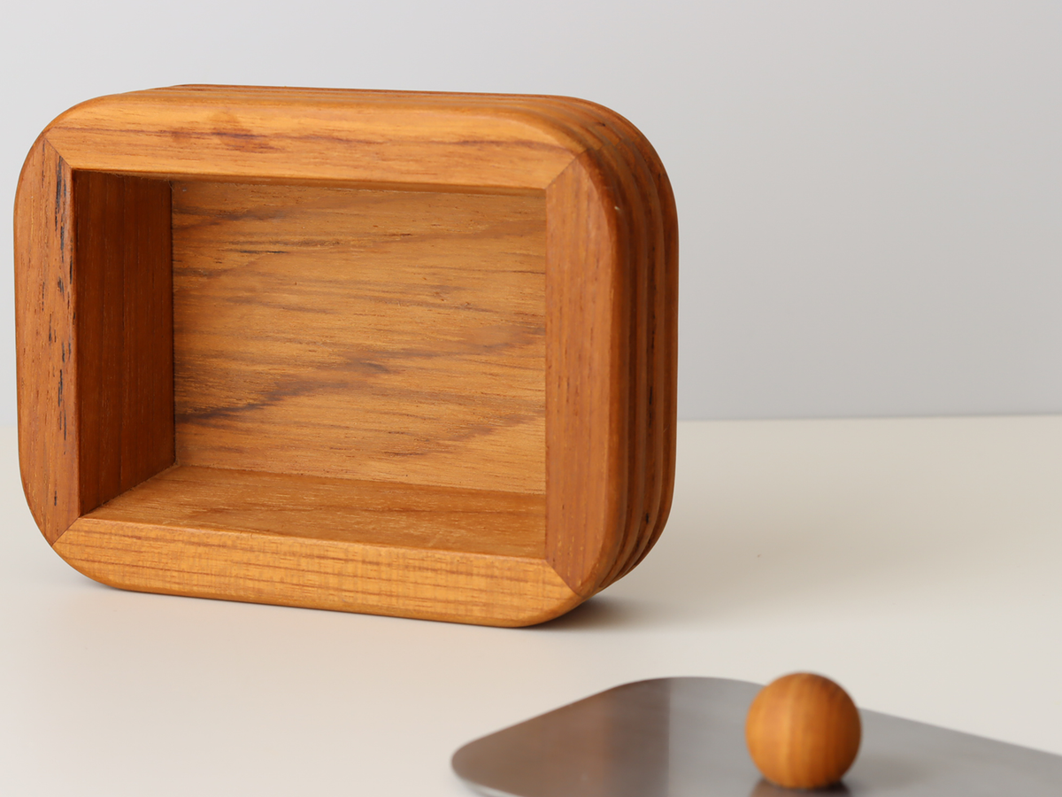 Trip Trap（トリップ・トラップ） バターケース チーク 2259 ｜ 北欧ヴィンテージ デンマーク