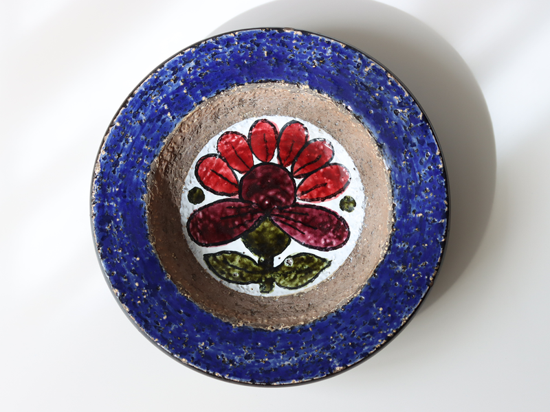 Upsala Ekeby Cardus plate M6050 Mari Simmulson │ 北欧 スウェーデン ヴィンテージ プレート