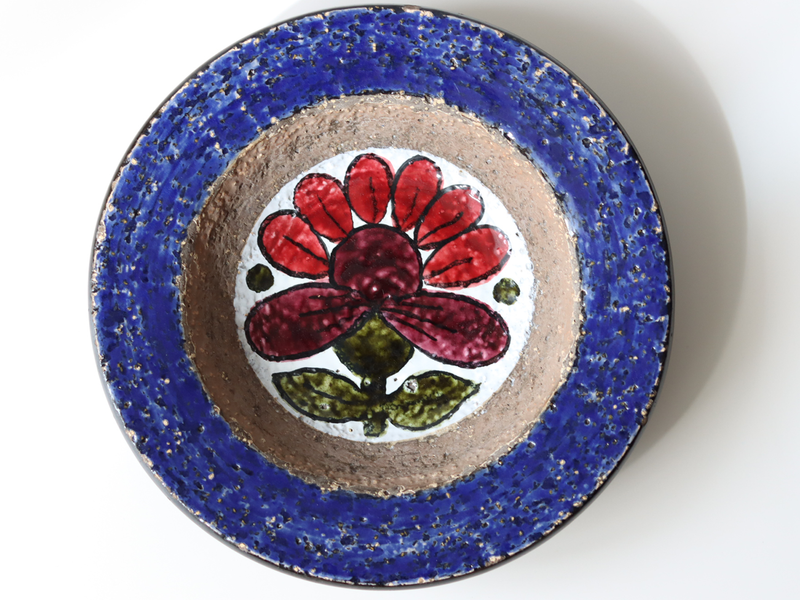 Upsala Ekeby Cardus plate M6050 Mari Simmulson │ 北欧 スウェーデン ヴィンテージ プレート