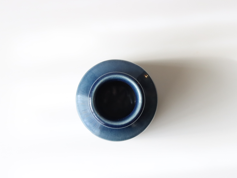 Michael Andersen&son （マイケル・アンダーセン） small vase blue │ 北欧ヴィンテージ デンマーク 花瓶 陶磁器