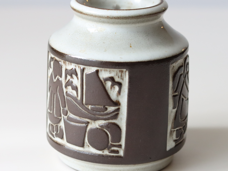 Michael Andersen&son （マイケル・アンダーセン） small vase grey │ 北欧ヴィンテージ デンマーク 花瓶 陶磁器