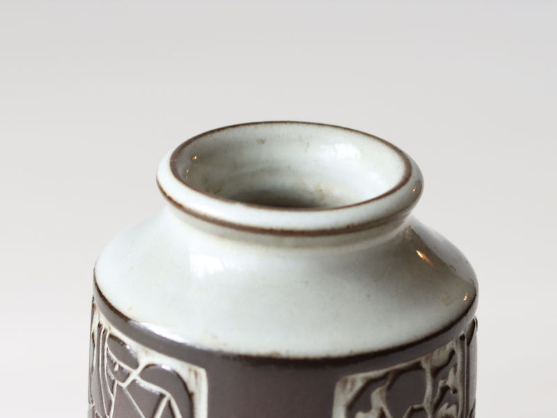 Michael Andersen&son （マイケル・アンダーセン） small vase grey │ 北欧ヴィンテージ デンマーク 花瓶 陶磁器