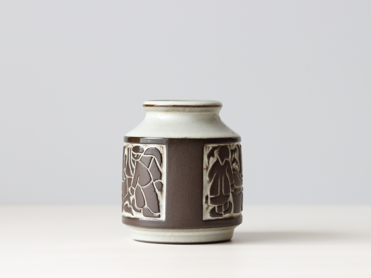 Michael Andersen&son （マイケル・アンダーセン） small vase grey │ 北欧ヴィンテージ デンマーク 花瓶 陶磁器