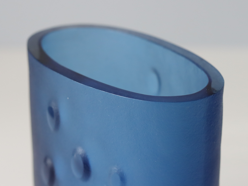 iittala（イッタラ）Tapio Wirkkala（タピオ・ウィルカラ） 3305 vase blue │ 北欧 フィンランド ヴィンテージ 花瓶 ブルー ガラス