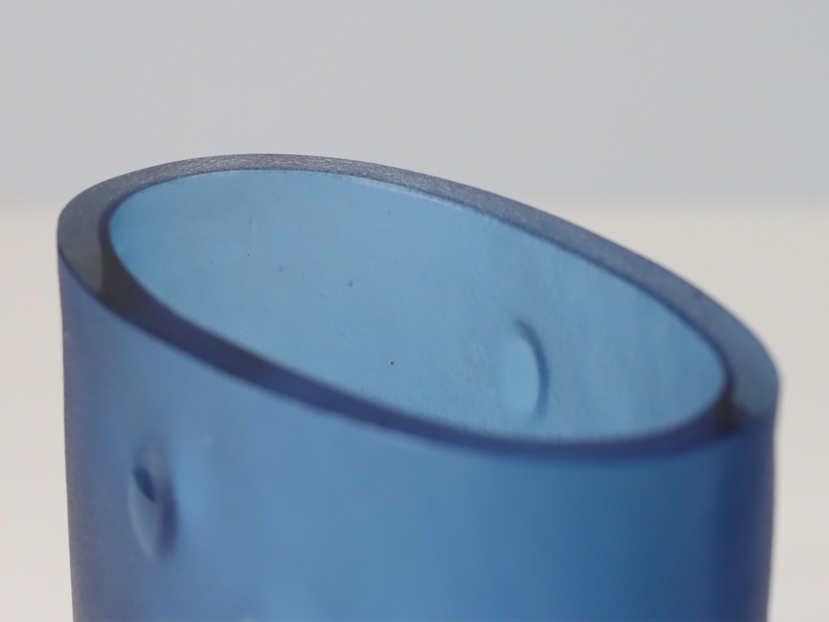 iittala（イッタラ）Tapio Wirkkala（タピオ・ウィルカラ） 3305 vase blue │ 北欧 フィンランド ヴィンテージ 花瓶 ブルー ガラス