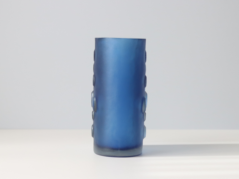 iittala（イッタラ）Tapio Wirkkala（タピオ・ウィルカラ） 3305 vase blue │ 北欧 フィンランド ヴィンテージ 花瓶 ブルー ガラス