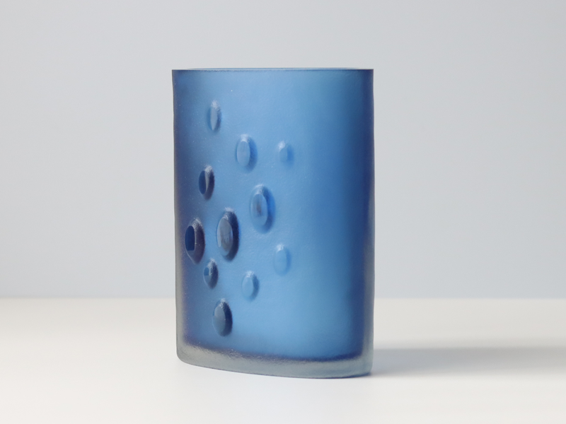 iittala（イッタラ）Tapio Wirkkala（タピオ・ウィルカラ） 3305 vase blue │ 北欧 フィンランド ヴィンテージ 花瓶 ブルー ガラス